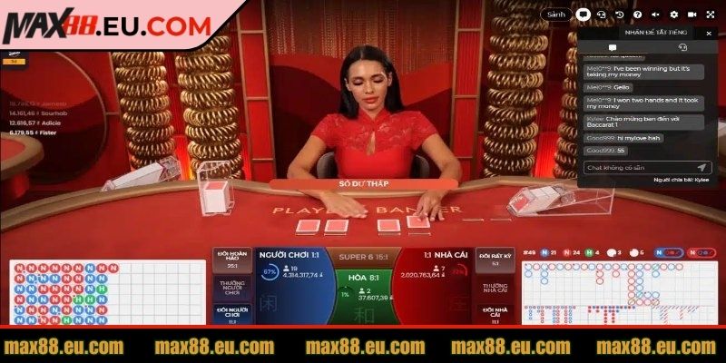 Baccarat MAX88 - Game Bài Đổi Thưởng Đầy Tính Chiến Thuật 2 Cách đặt cược trong game bài baccarat