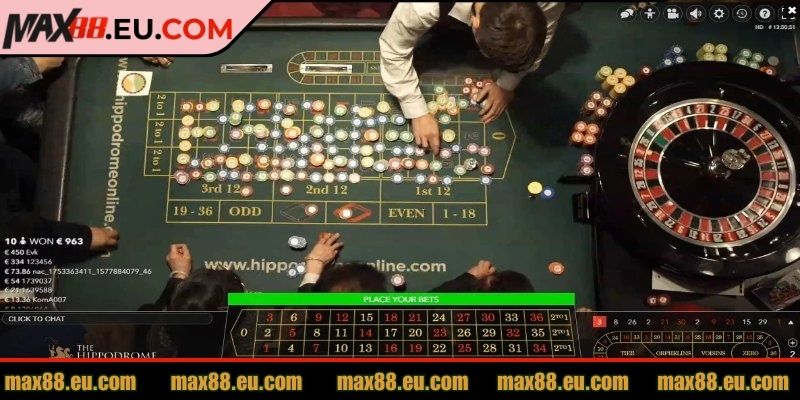 Roulette MAX88 - Cánh Cửa Thế Giới Đỏ Đen Đỉnh Cao Số Một 2 Hệ thống các kèo cược cực phong phú