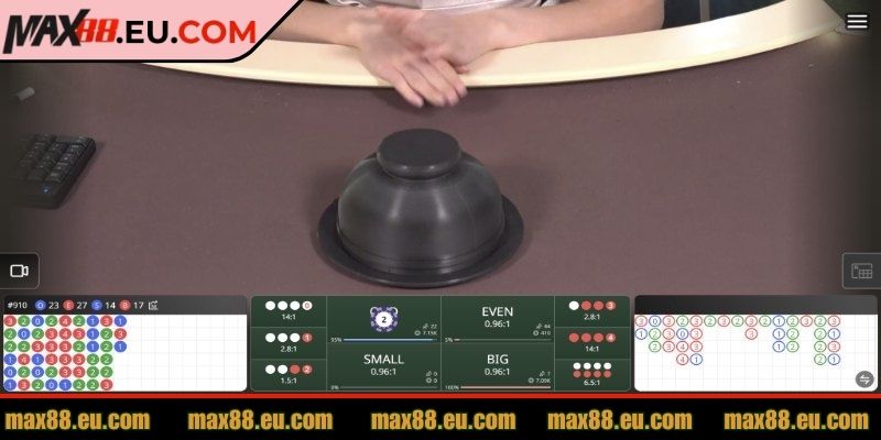 Xóc Đĩa MAX88 - Trò Chơi May Rủi, Rất Hấp Dẫn Cược Thủ 3 Người chơi lắng nghe âm thanh khi chơi xóc đĩa